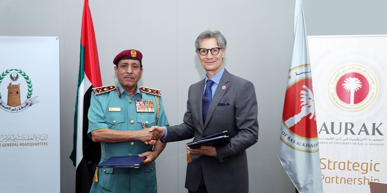 AURAK and Ras Al Khaimah Police HQ sign MoU for wide-ranging mutual collaboration